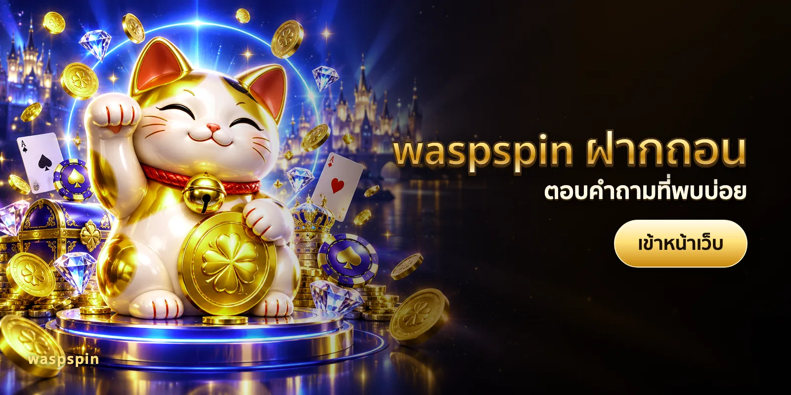 ภาพประกอบบทความ waspspin ฝากถอน — ตอบคำถามที่พบบ่อย